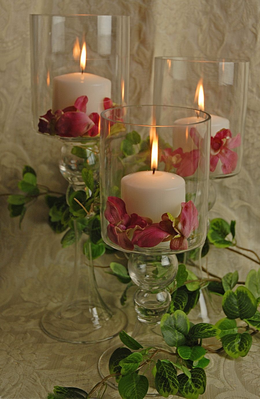 Pillar Candle Holder Set Of 3 Ideas on Foter