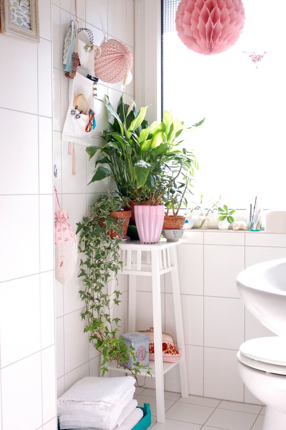 Corner shelf for plants