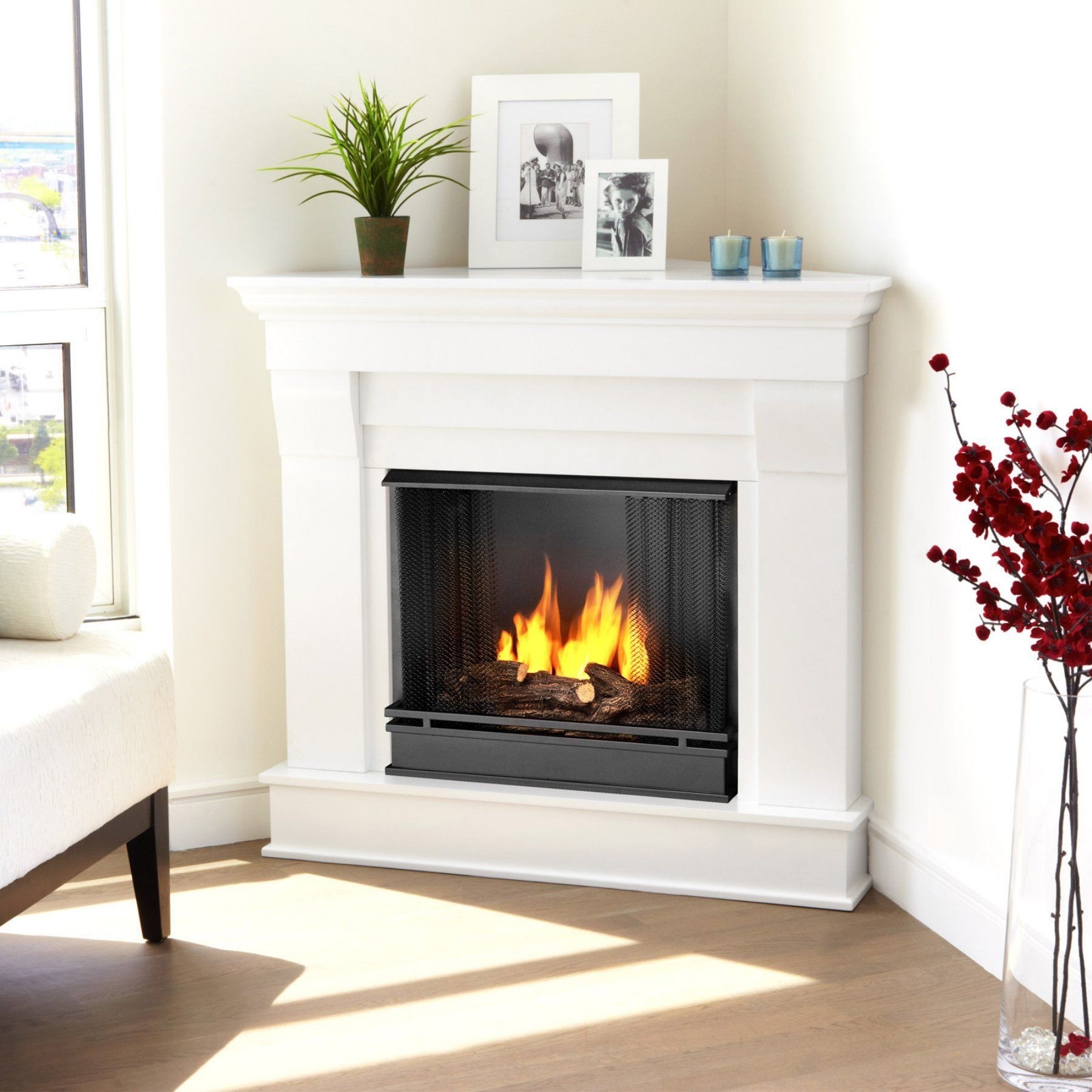 Majestic Direct Vent Gas Fireplace Corner