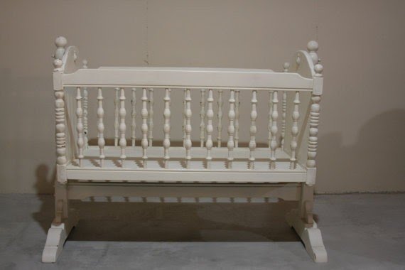 vintage jenny lind cradle