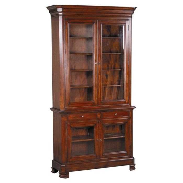 New tall bookcase glass doors drawers traditional bookcases cabinets