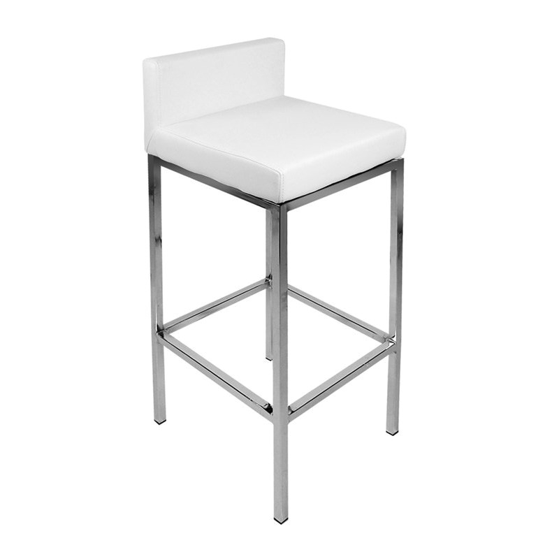 Pu leather bar stool white 189 20 bar stools designed