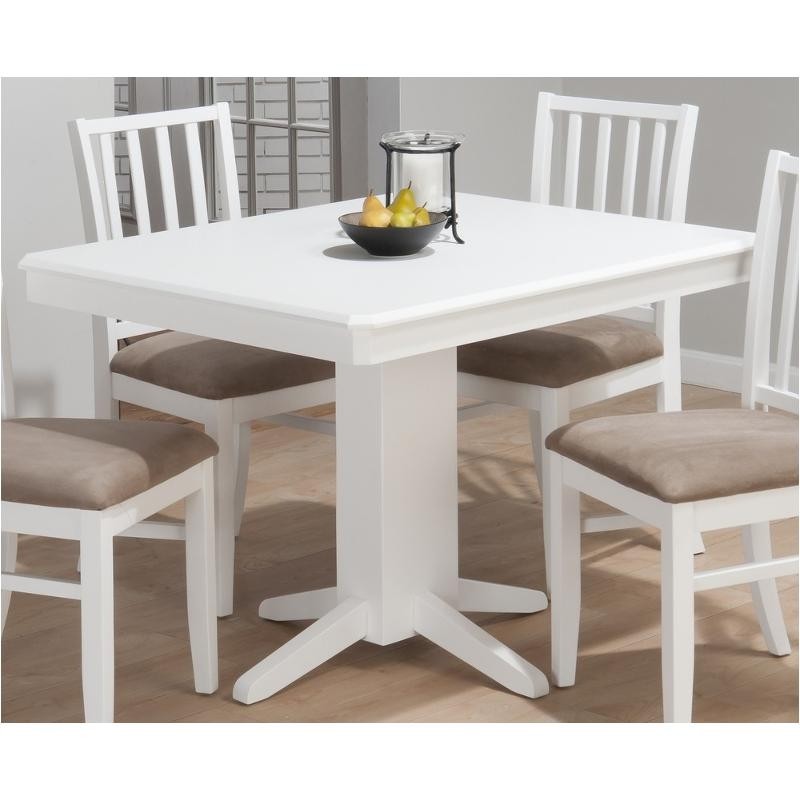 Rectangular pedestal dining table