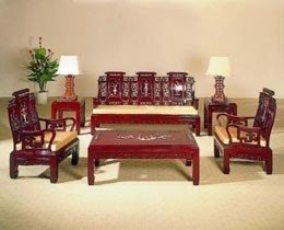 Rosewood oriental living room