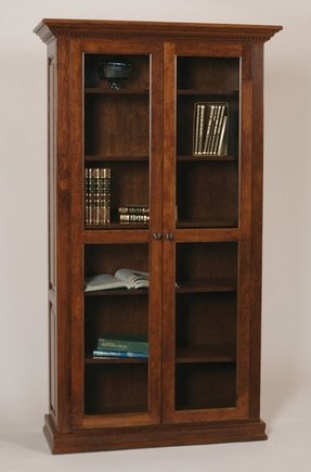 Tall Bookcase With Glass Doors - Foter