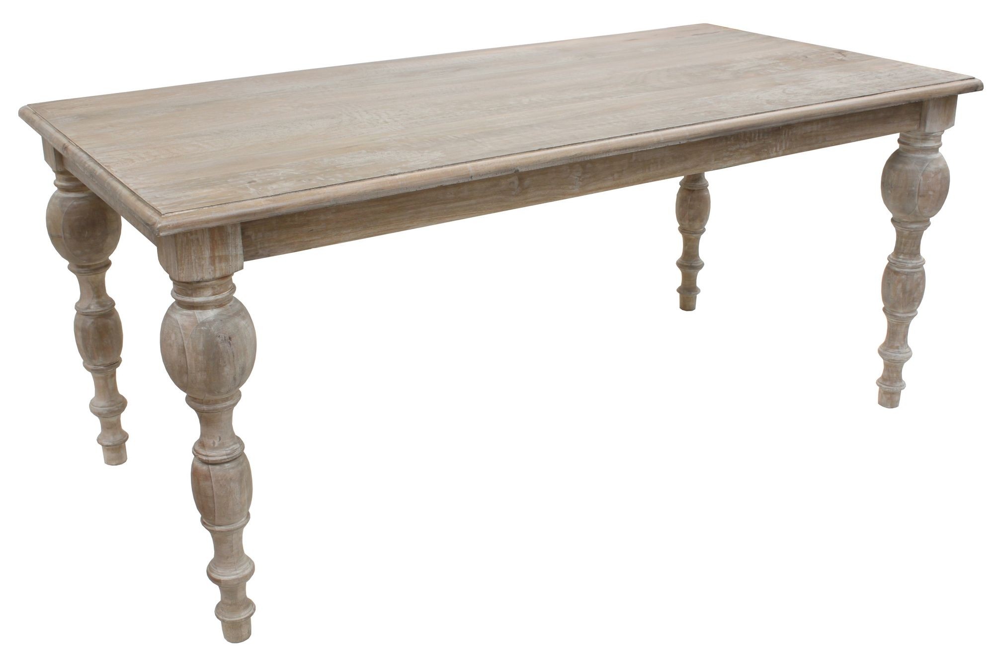 Tables dining tables baluster grey wash dining table