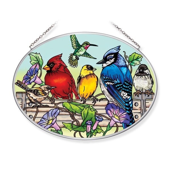 Birds On A Wire Stained Glass - Foter