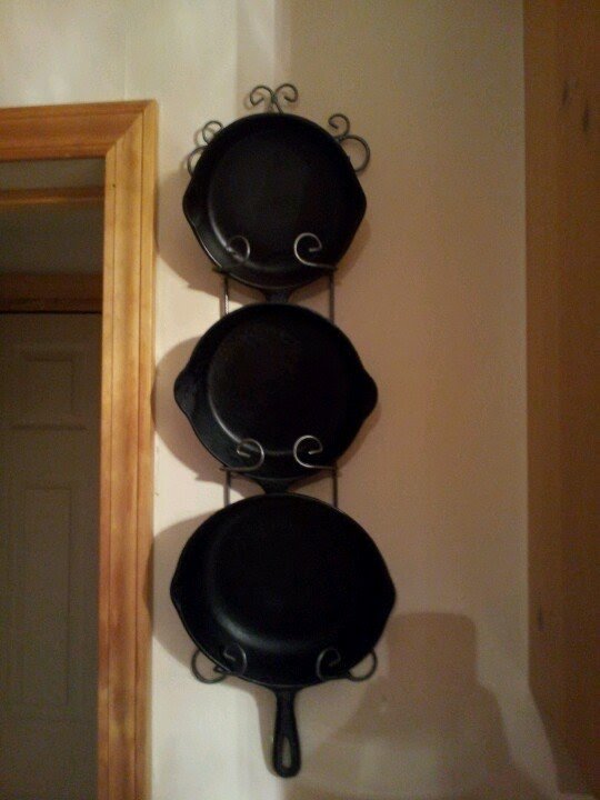 Cast Iron Skillet Display Rack