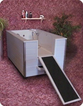 Dog spa outlet bathtub