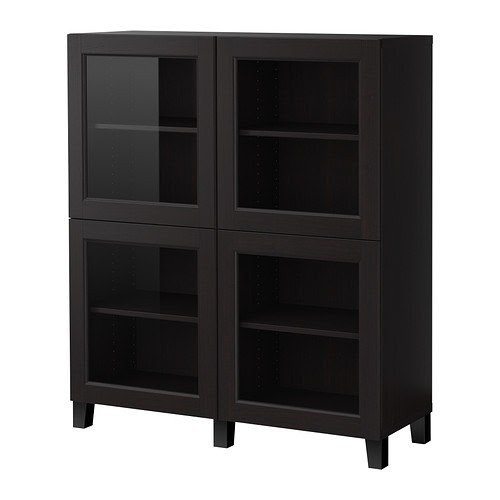 Dvd cabinet with glass doors 1