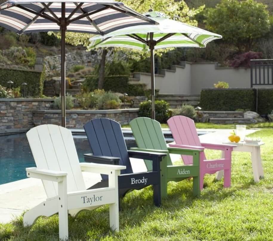 I love the adirondack chairs on potterybarnkids com hope they