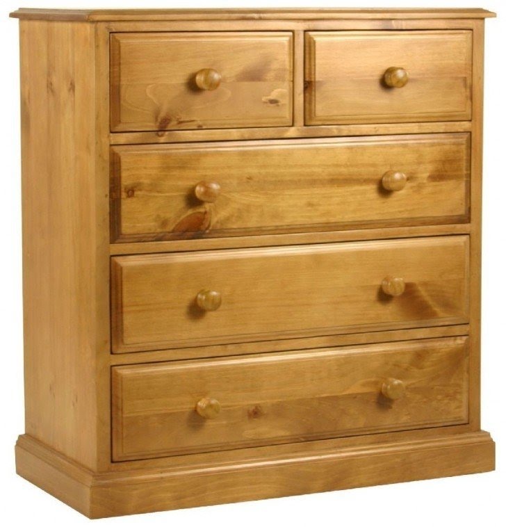 In attractive natural style with pine wood as bedroom furniture