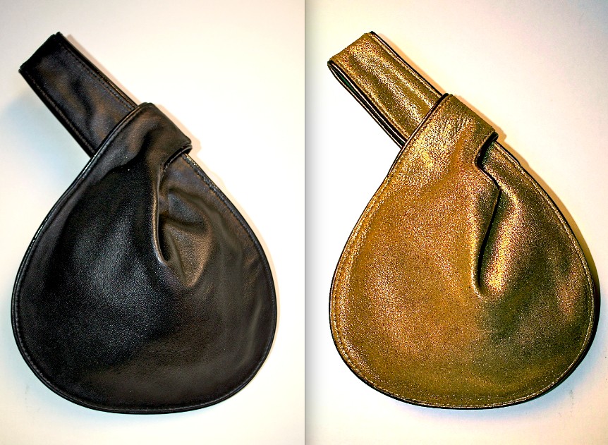 Leather sling backpacks