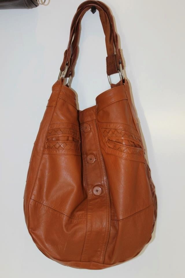 Mens leather sling bag