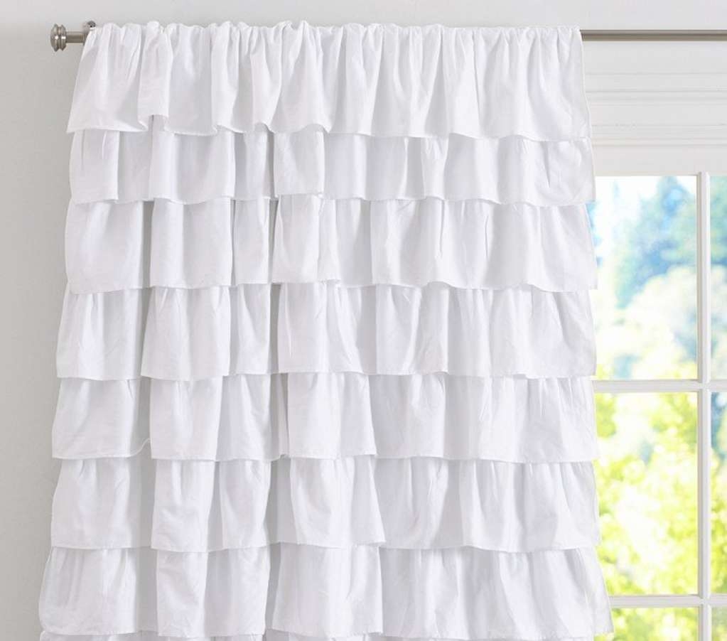 Ruffle Curtain Panels - Foter