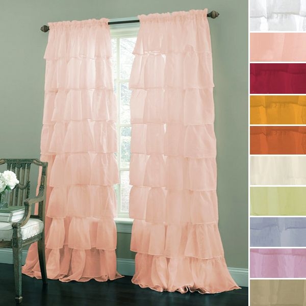 Ruffle Curtain Panels Ideas On Foter