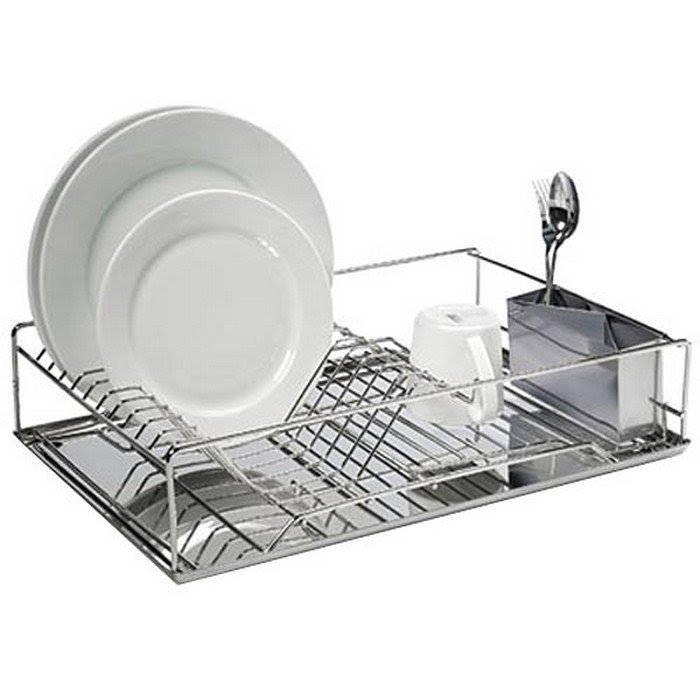 Oakware - Rose Dish Rack - Stainless Steel - Never Rust, Size: Each