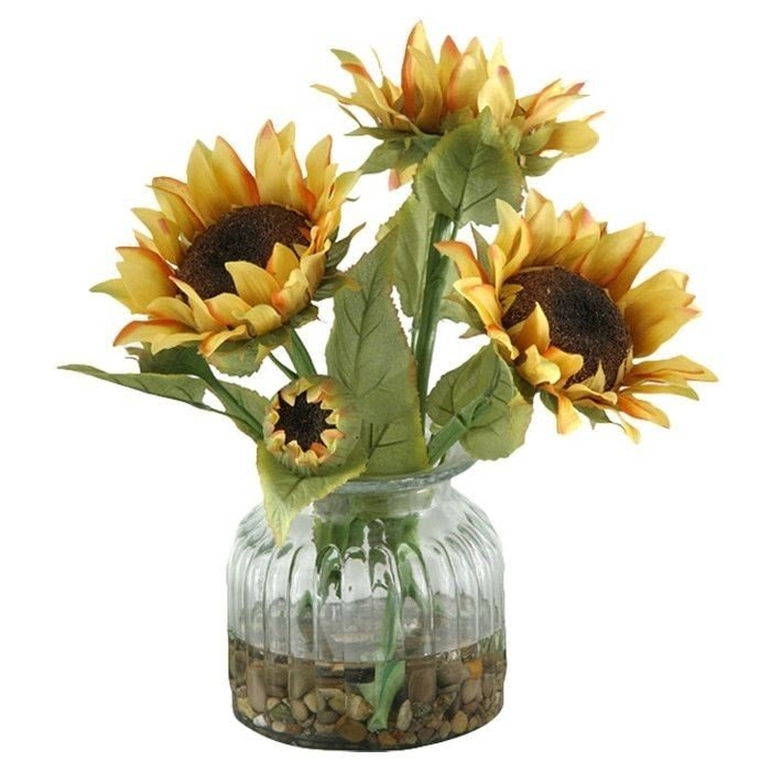 silk sunflower centerpieces