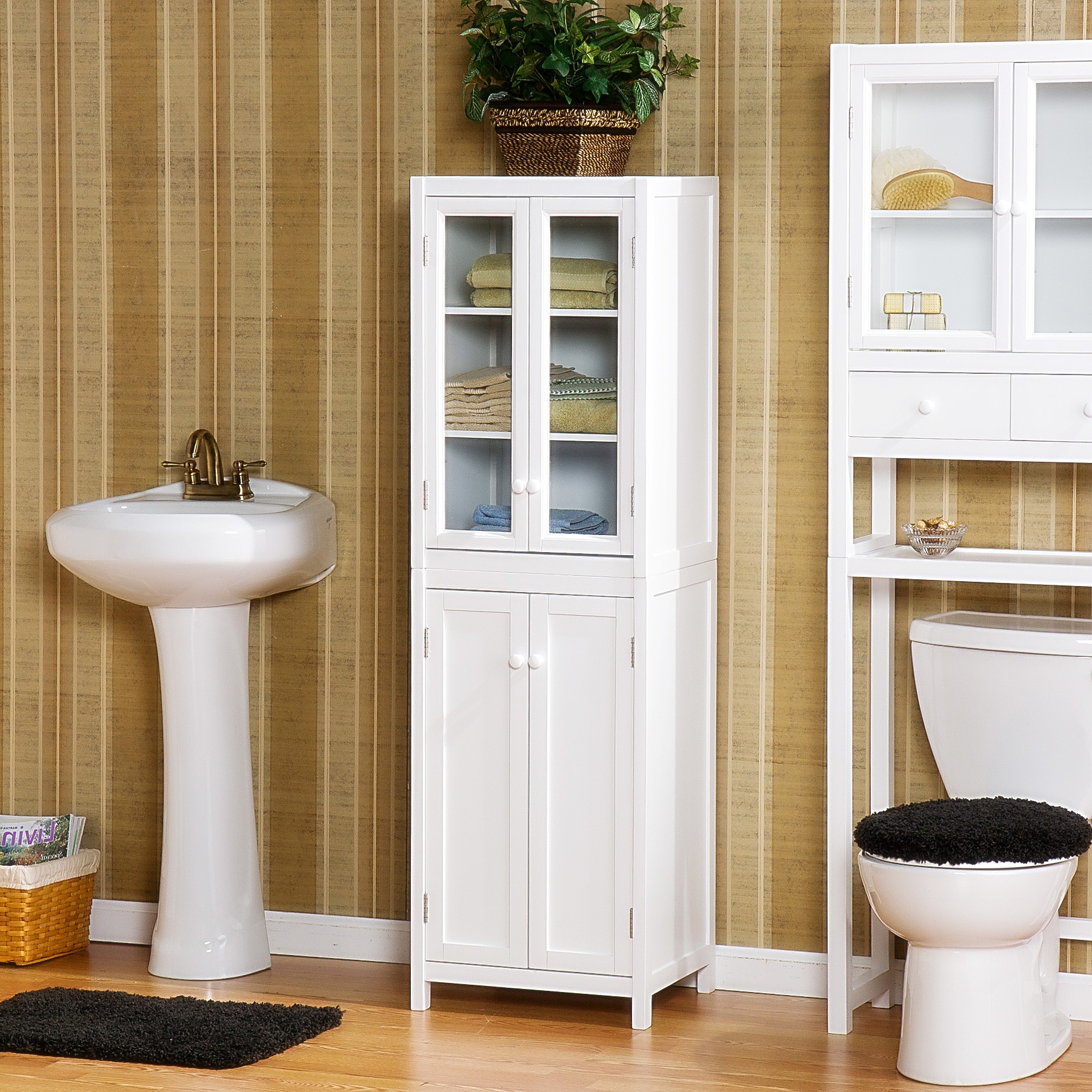 Tall Linen Cabinets For Bathroom - Foter