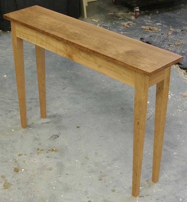 Thin end table