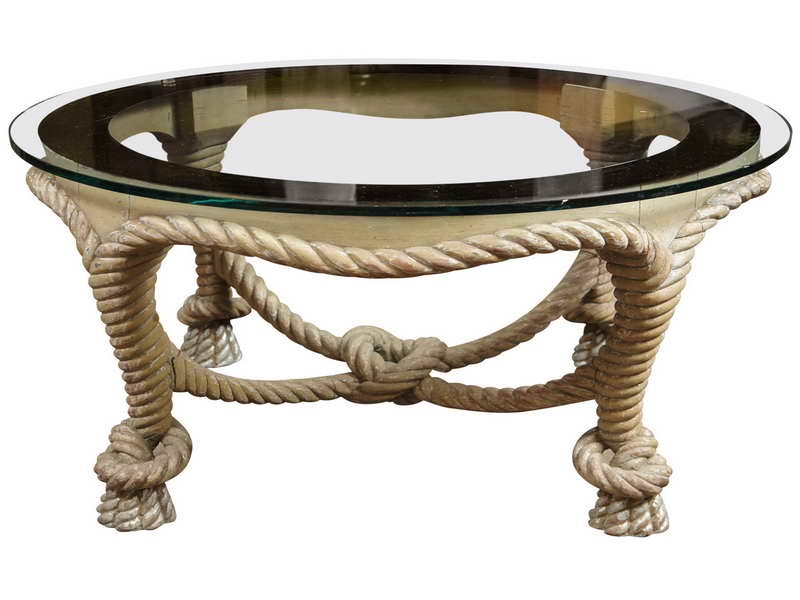 Unusual round coffee tables