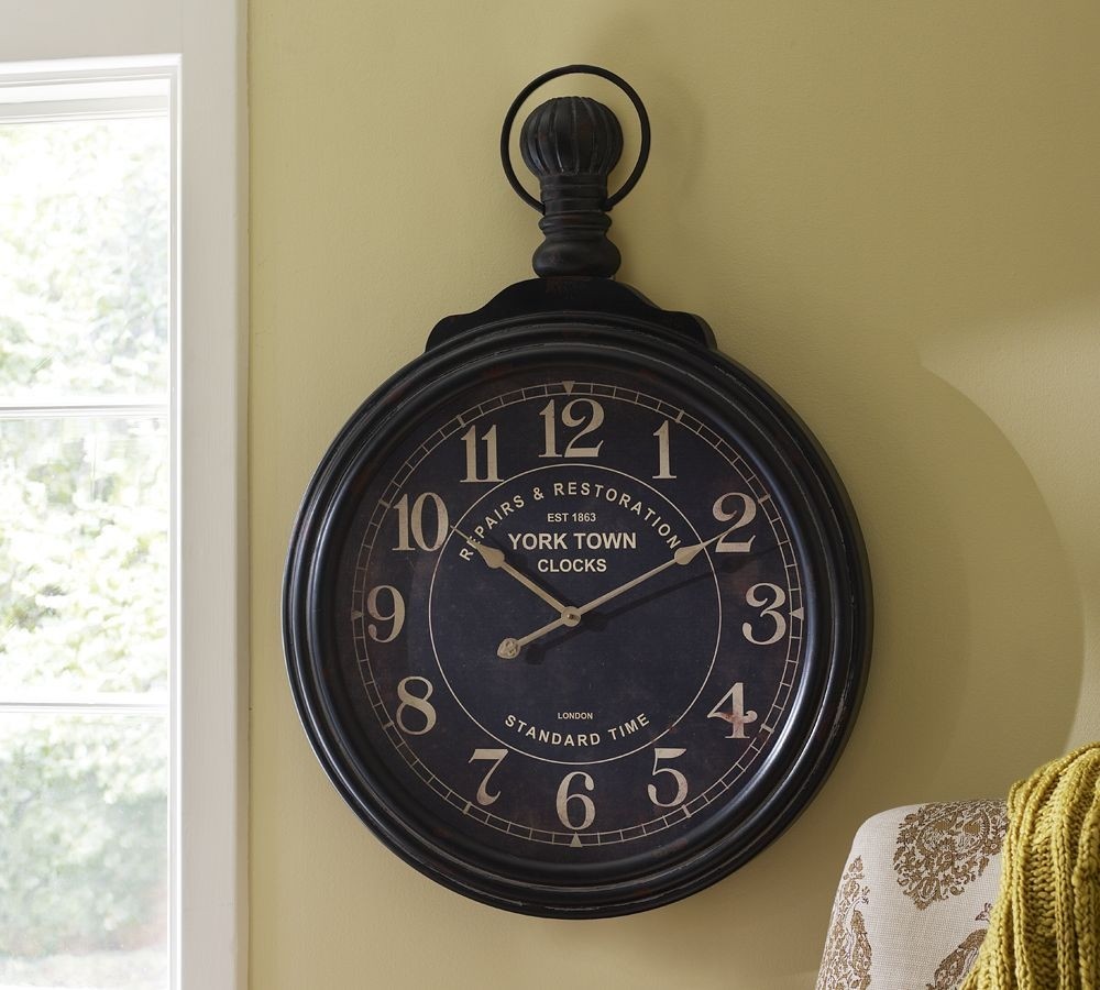 pocket watch wall clock