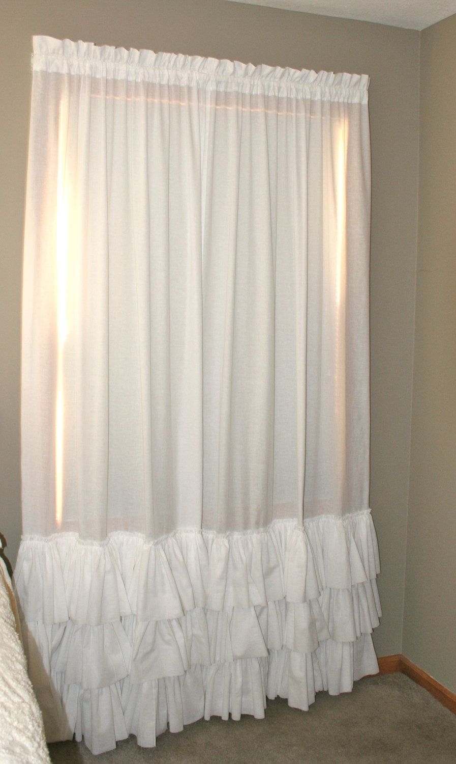 Ruffle Curtain Panels Ideas On Foter