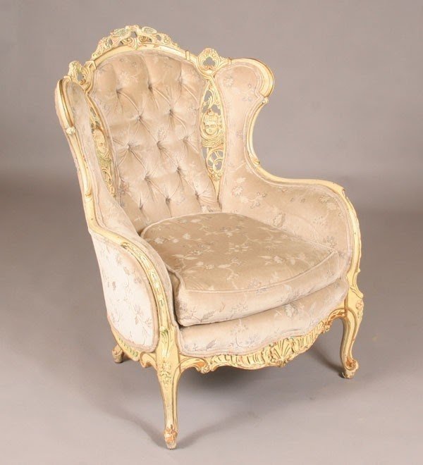 Antique upholstered chairs