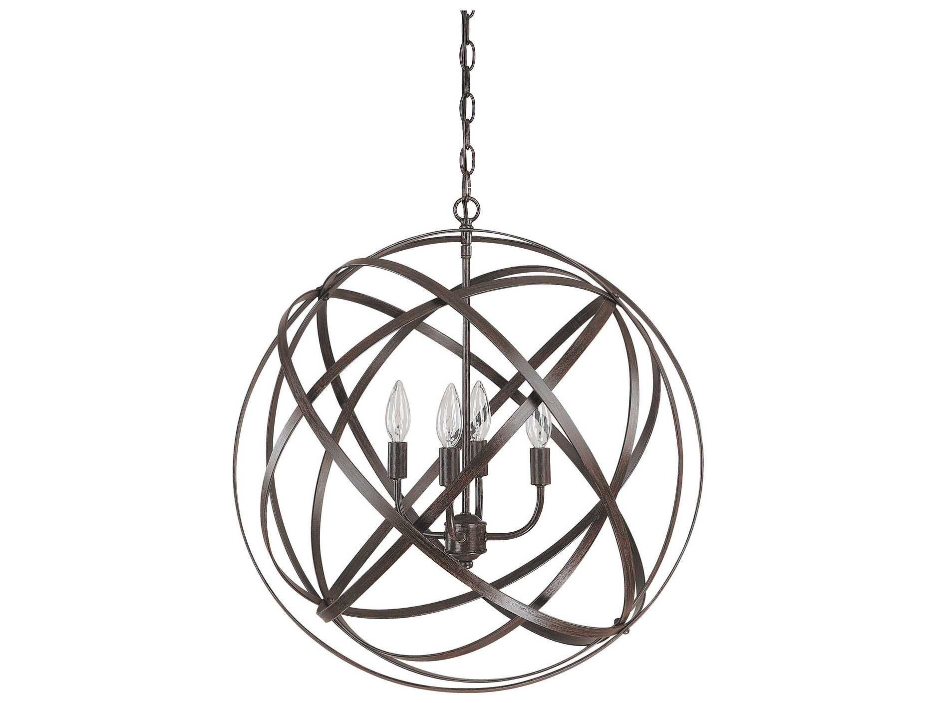 Capital lighting axis 4 light globe pendant