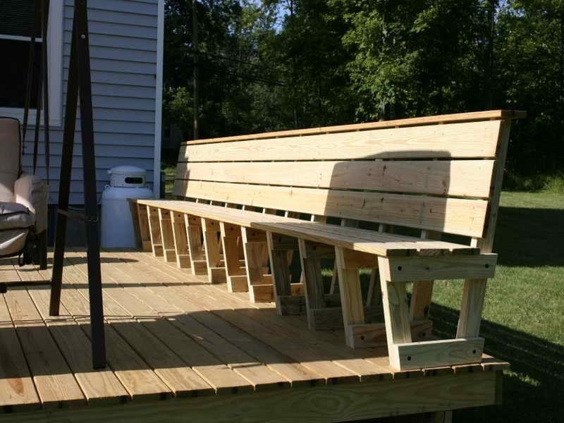 Deck benches 12