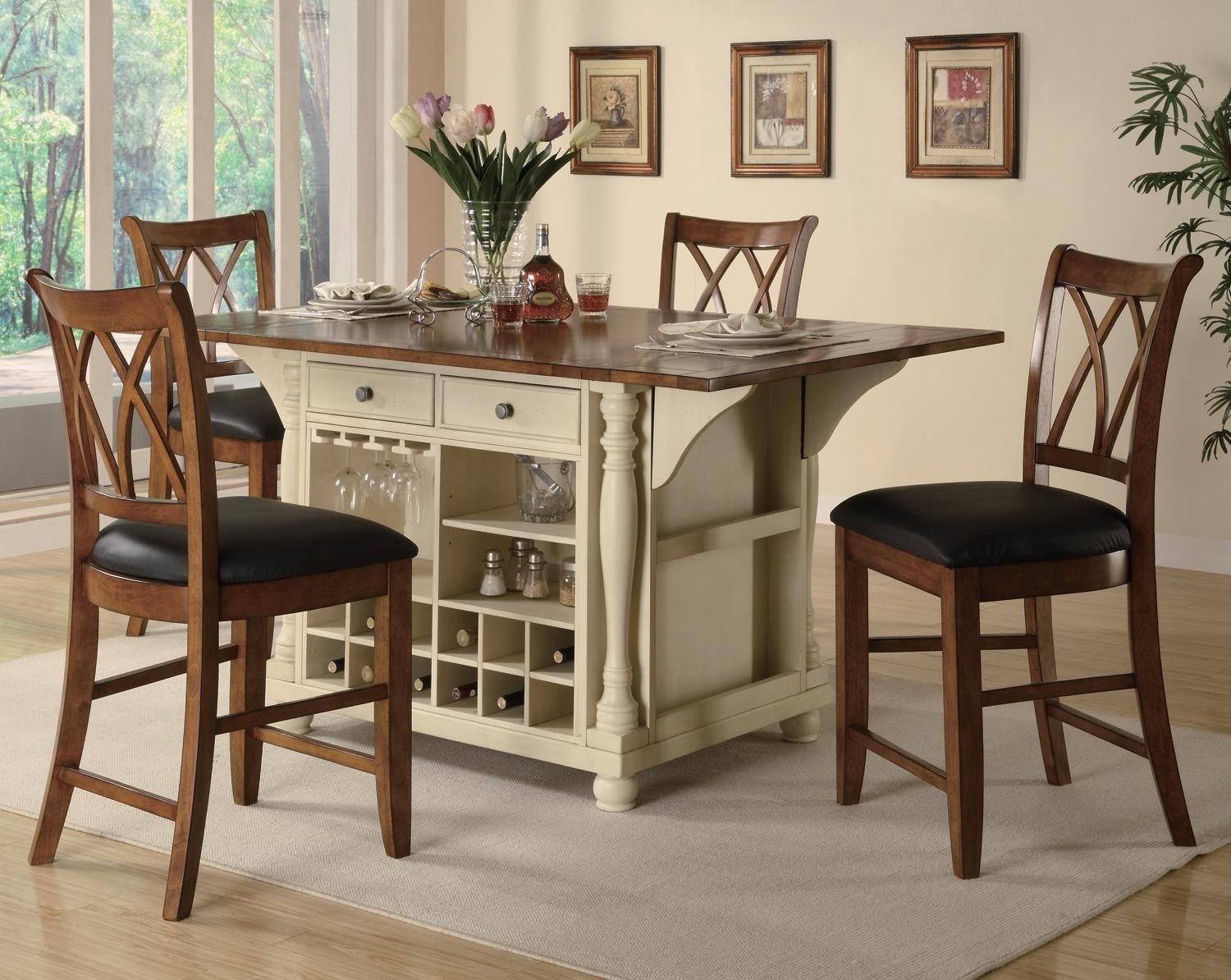 Dinette sets kitchen table and furniture counter height stools