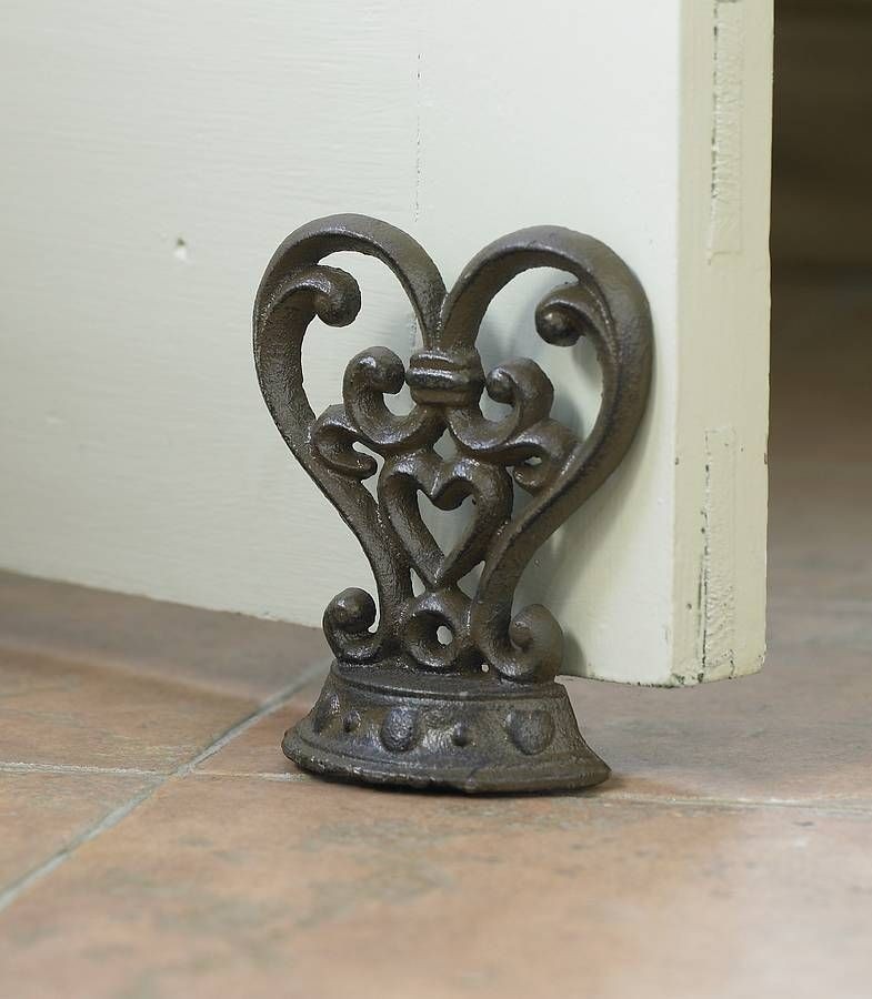 Out some beautiful decorative wrought iron door stoppers pictures here