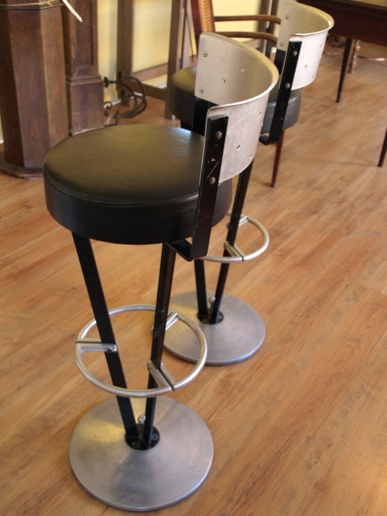 Pair of vintage italian bar stools