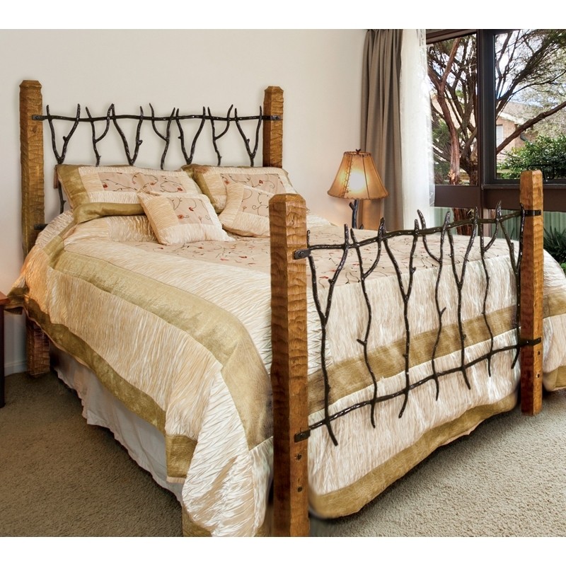 Pictured here is the south fork wrought iron and wood
