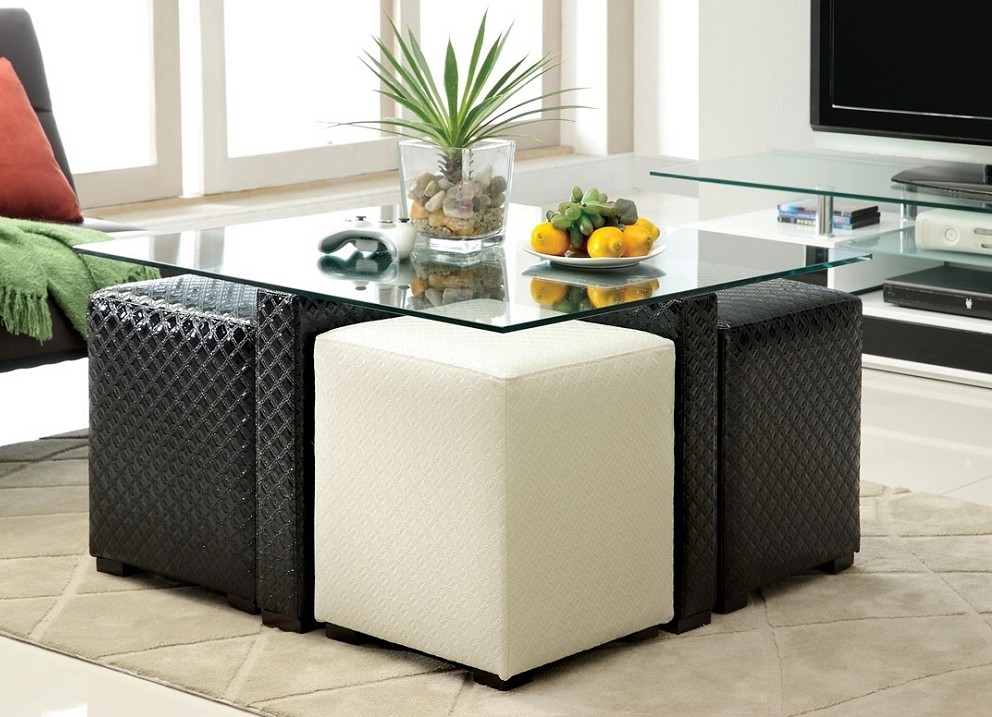 Square coffee table with stools underneath download page best