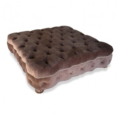 St petersburg ottoman from haute house as a dog bed