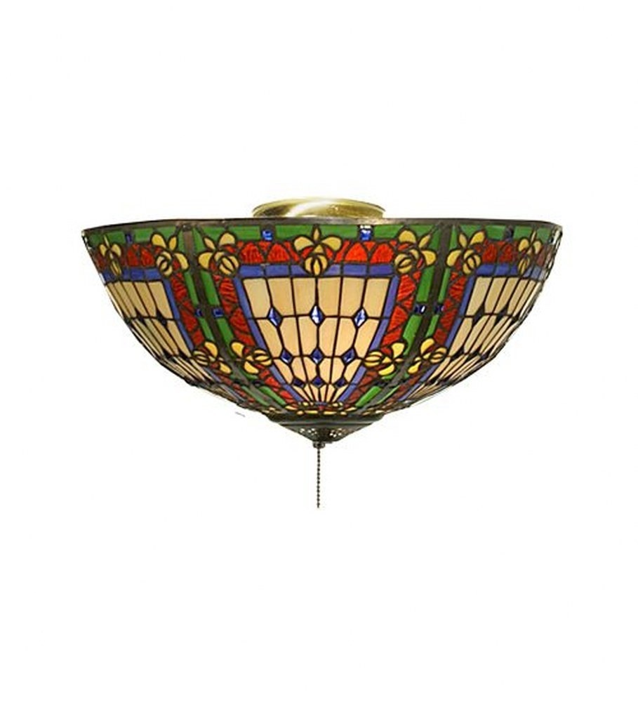 Stained Glass Ceiling Fan Light Shades - Ideas on Foter