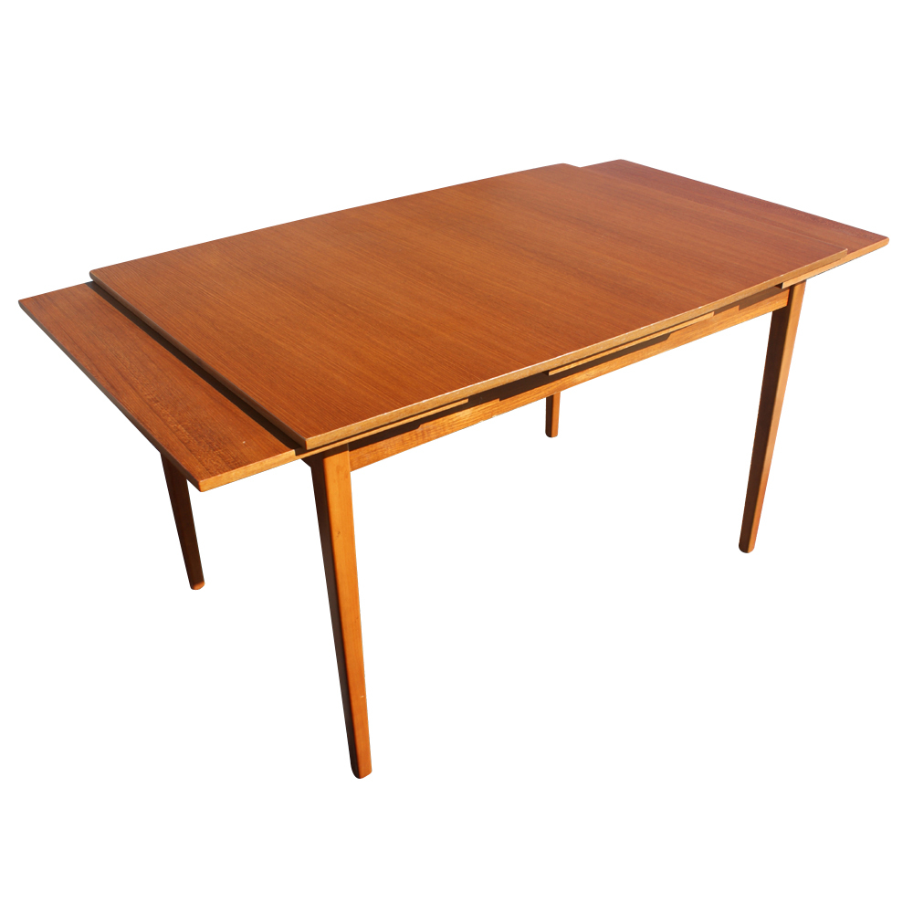 79 vintage danish teak extension dining table