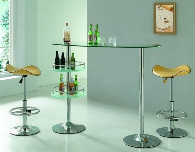 Bar furniture glass