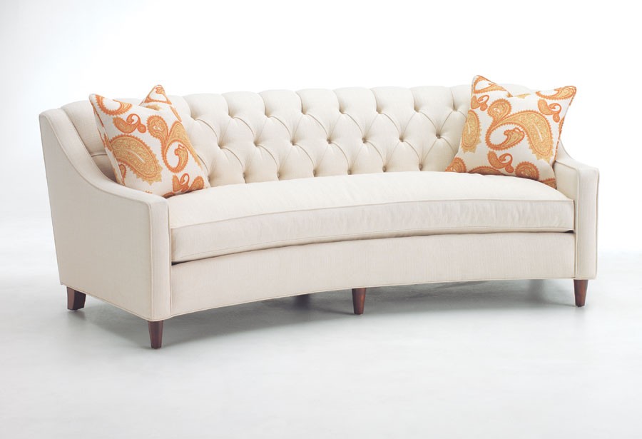 Flores design memphis curved sofa
