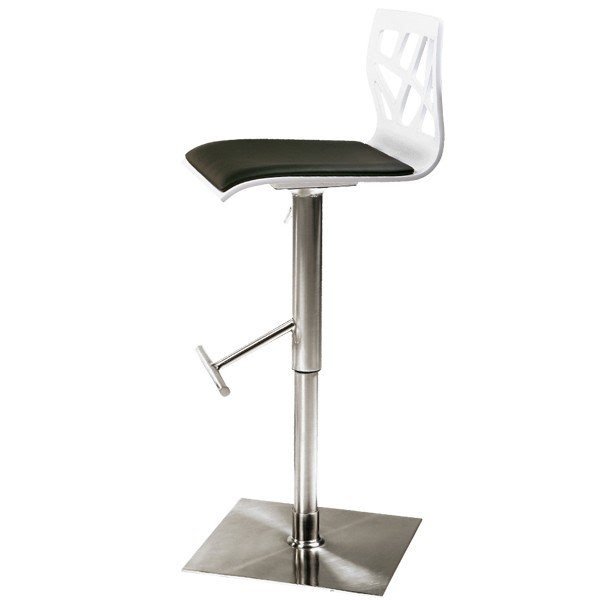 Funky bar stool white