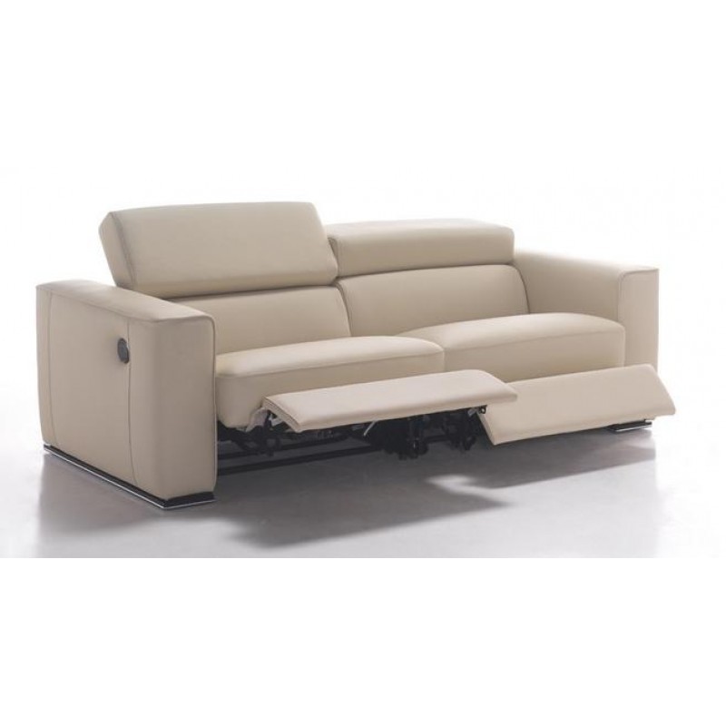 Low profile store reclining loveseat