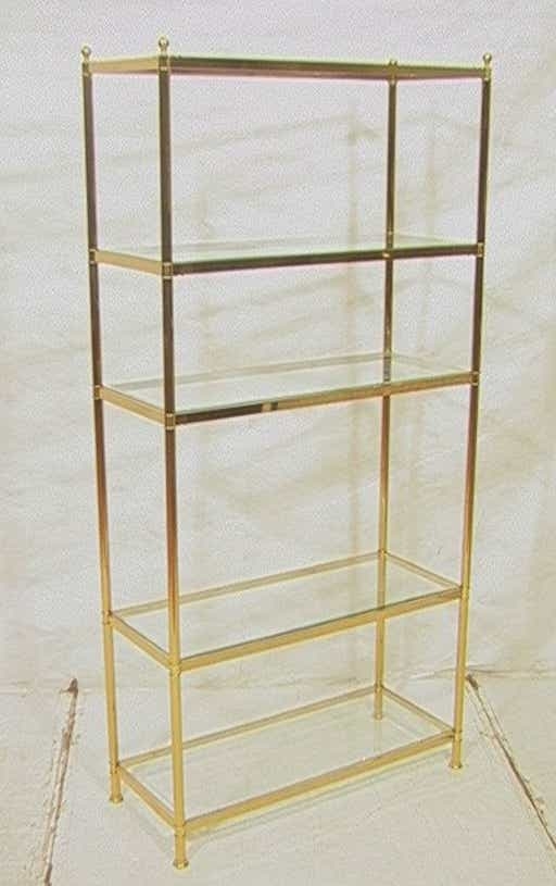 Glass shelf etagere 4