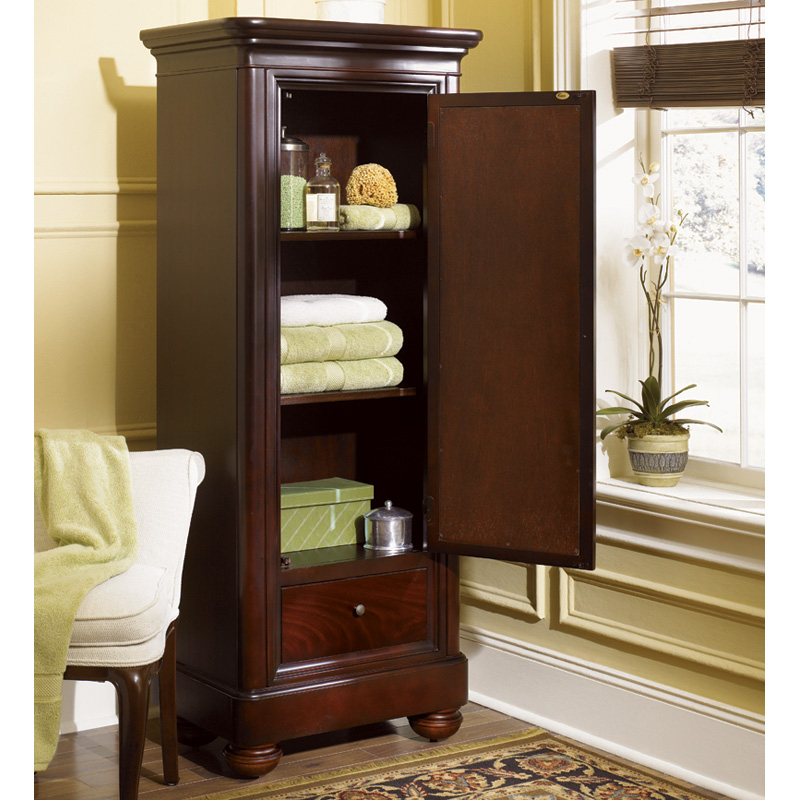 Wicker Linen Cabinet - Foter