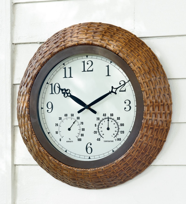 Rattan wall clocks 1