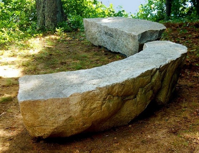 See some great stone benches at the stonepost website