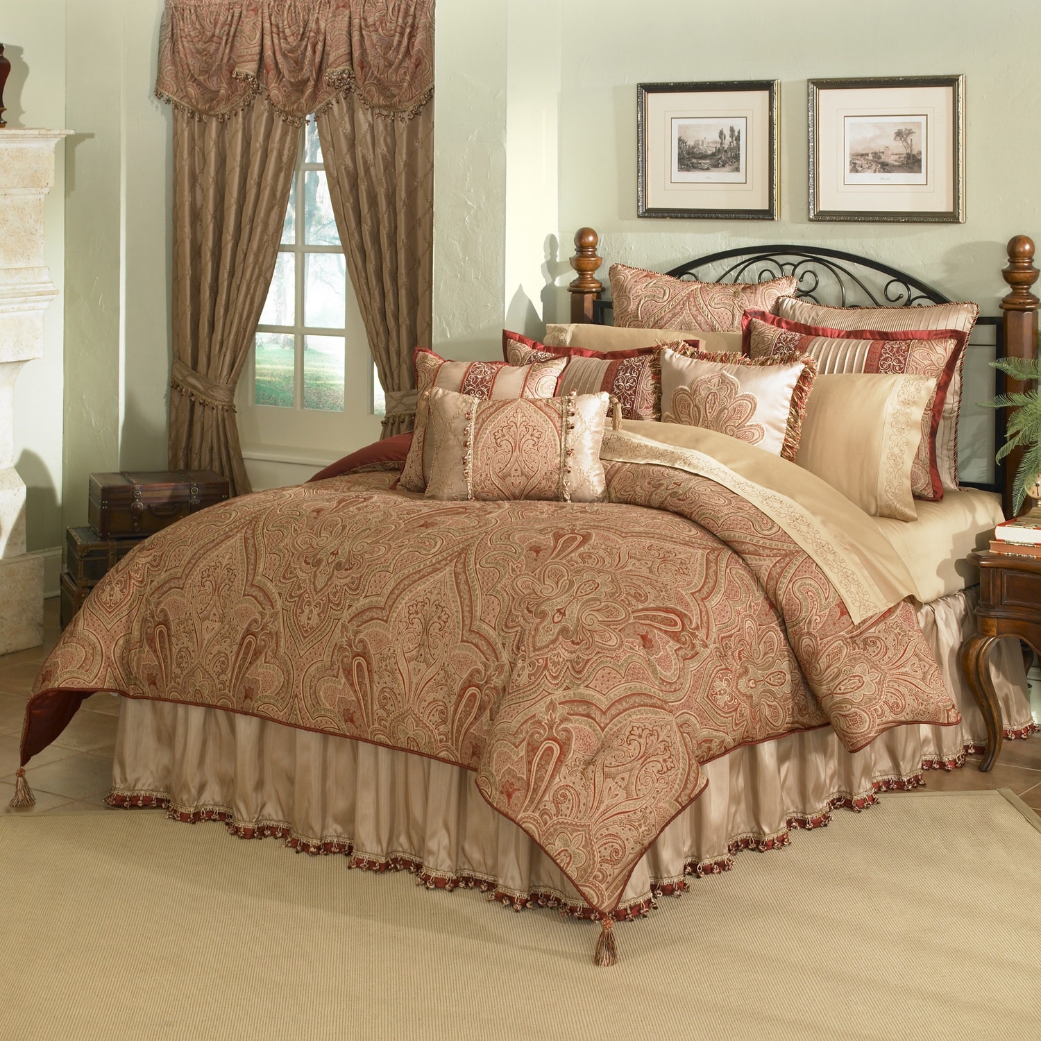 Orange Paisley Bedding - Foter