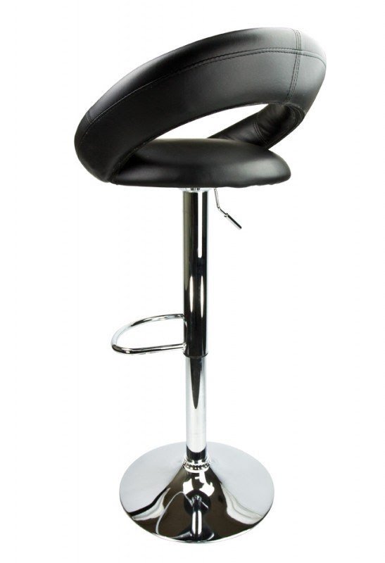Elegant pu leather modern adjustable hydraulic bar stool barstool 1