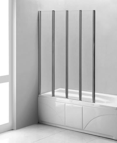 Glass pivot bathtub doors