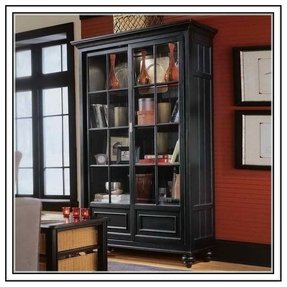 Library Bookcase With Doors - Foter